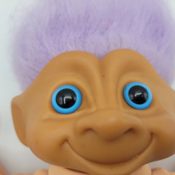 Treasure Troll Doll 12" Jewel Belly Button Soft Body Ace Pink Playsuit Purple - Picture 6 of 9